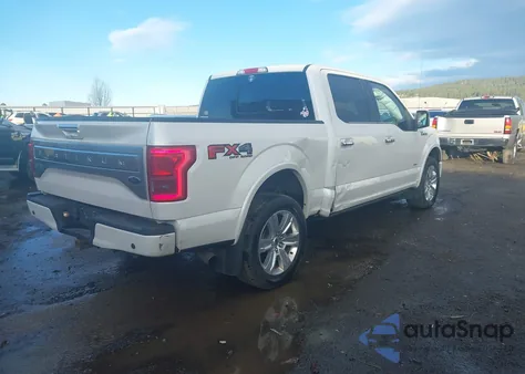 2016 Ford F-150 Platinum from USA, damaged, VIN 1FTEW1EGXGFC86446
